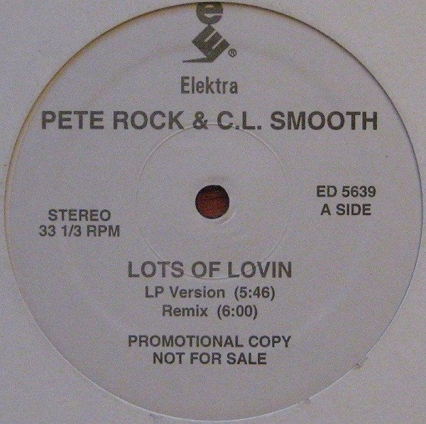 画像1: PETE ROCK & C.L. SMOOTH / LOTS OF LOVIN  (US-PROMO) (1)