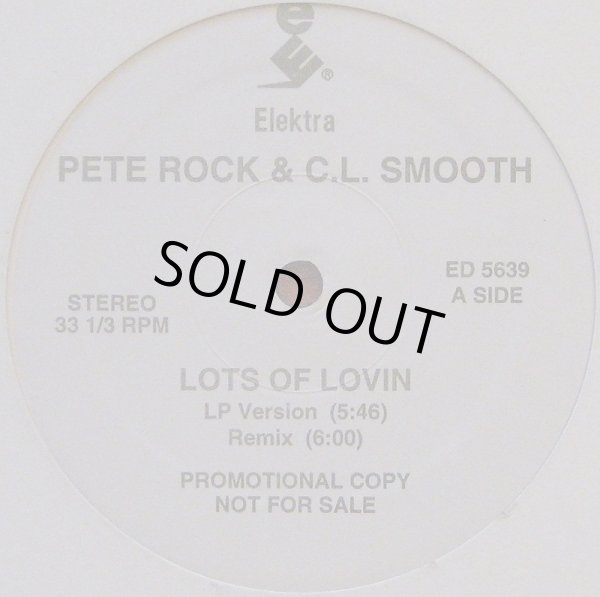 画像1: PETE ROCK & C.L. SMOOTH / LOTS OF LOVIN  (US-PROMO) (1)