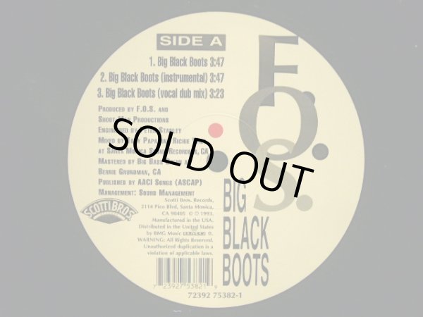 画像1: F.O.S. ‎/ BIG BLACK BOOTS (1)