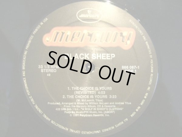 画像3: BLACK SHEEP / THE CHOICE IS YOURS  (3)