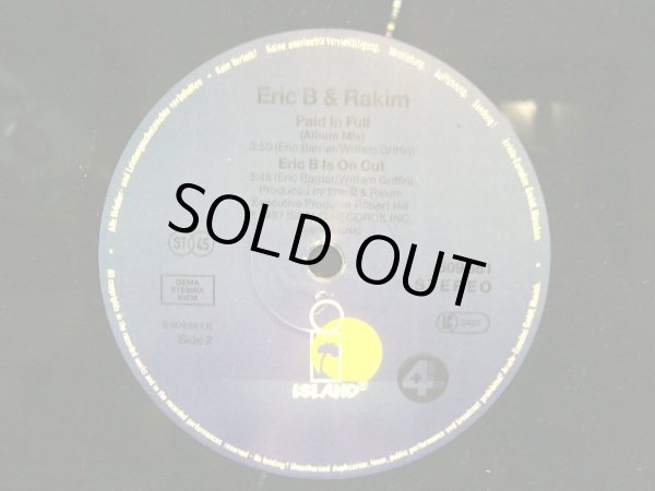 画像4: ERIC B & RAKIM /  PAID IN FULL (DEREK B.'S URBAN RESPRAY)  (UK) (4)
