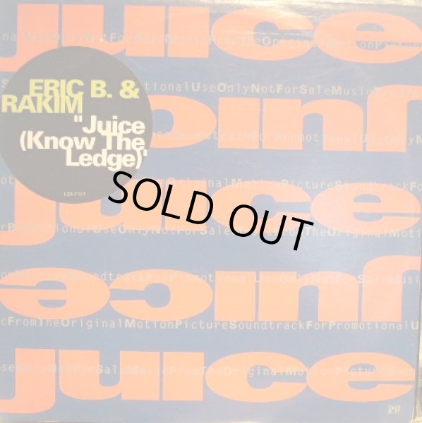 画像1: ERIC B. & RAKIM / JUICE ( KNOW THE LEDGE )  (US-PROMO) (1)