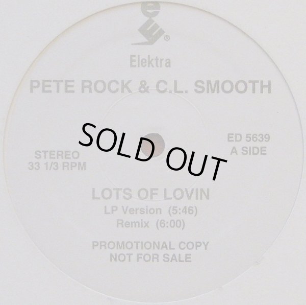 画像1: PETE ROCK & C.L. SMOOTH / LOTS OF LOVIN (US-PROMO)  (¥1000) (1)