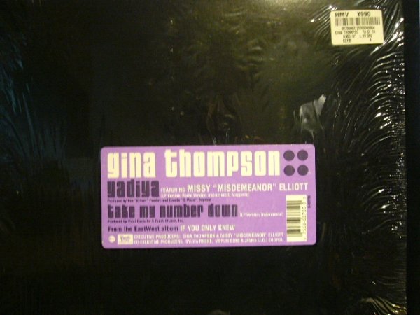 画像1: GINA THOMPSON FEAT. MISSY "MISDEMEANOR" ELLIOTT / YA DI YA (1)