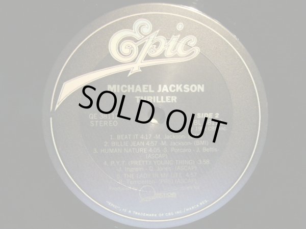 画像4: MICHAEL JACKSON ‎/ THRILLER  (US-LP) (4)