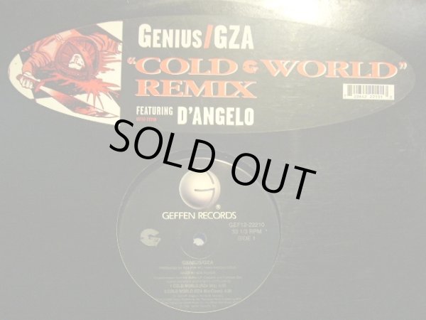 画像1: GENIUS / GZA FEATURING D'ANGELO / COLD WORLD (REMIX) (1)