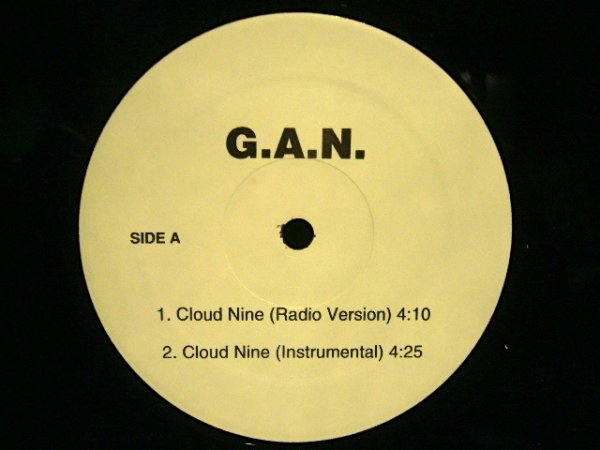 画像1: G.A.N. ‎/ CLOUD NINE  (US-PROMO) (1)