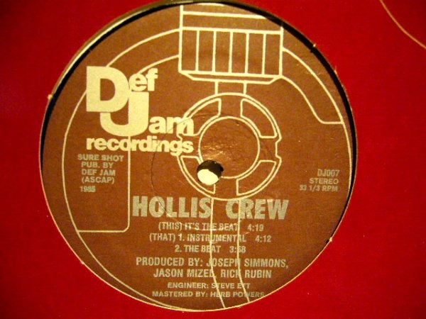 画像1: HOLLIS CREW ‎/ IT'S THE BEAT (1)