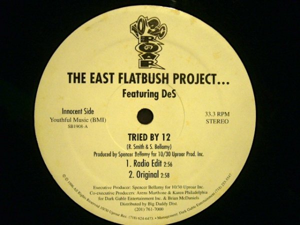 画像1: THE EAST FLATBUSH PROJECT / TRIED BY 12 (1)