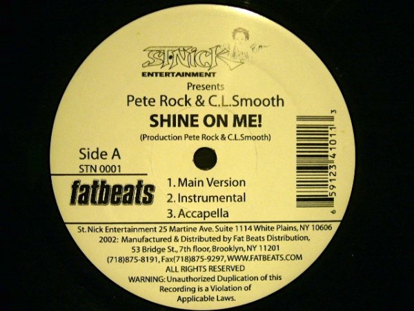 画像1: PETE ROCK & C.L. SMOOTH ‎/ SHINE ON ME / CLIMAX (1)