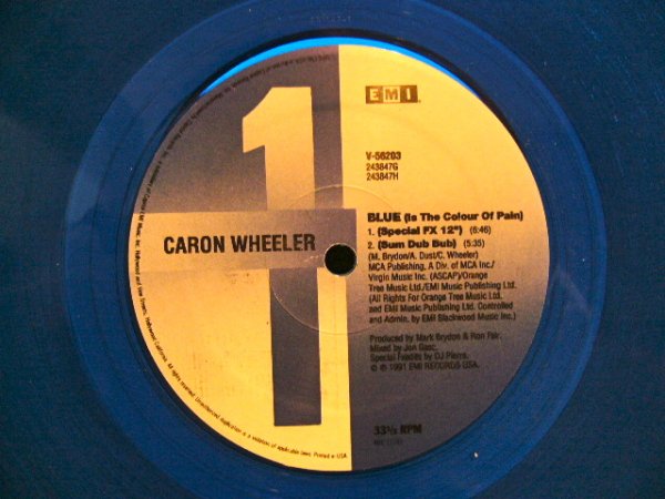 画像2: CARON WHEELER ‎/ BLUE (IS THE COLOUR OF PAIN) (2)