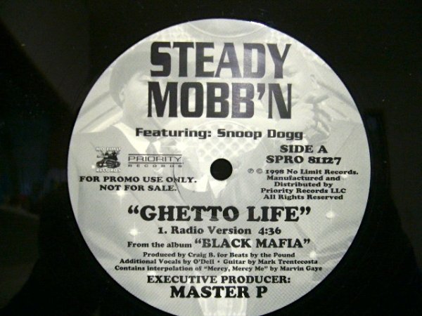 画像1: STEADY MOBB'N FEATURING SNOOP DOGG ‎/ GHETTO LIFE  (US-PROMO) (1)