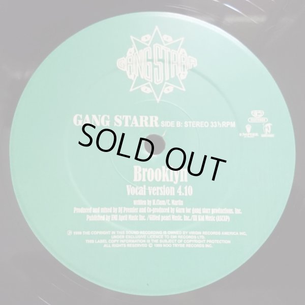 画像2: GANG STARR ‎/ BROOKLYN / DOUGH IN ADVANCE  (¥1000) (2)
