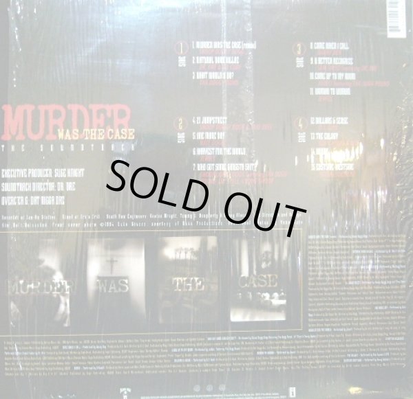 画像2: V.A. ‎/ MURDER WAS THE CASE (MUSIC FROM AND INSPIRED BY THE SHORT FILM "MURDER WAS THE CASE") (US-2LP) (2)