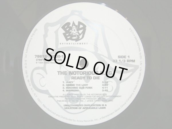 画像3: THE NOTORIOUS B.I.G. /  READY TO DIE  (US-LP) (3)
