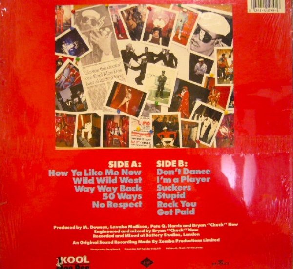 画像2: KOOL MOE DEE / HOW YA LIKE ME NOW  (US-LP) (2)