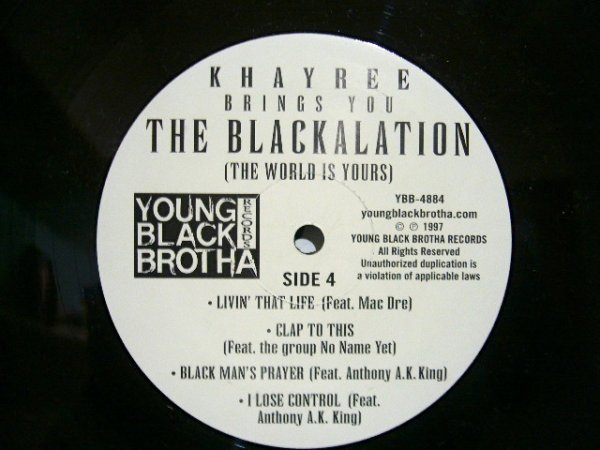 画像6: KHAYREE / THE BLACKALATION  (2LP) (6)