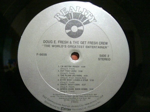 画像4: DOUG E. FRESH AND THE GET FRESH CREW / THE WORLDS GREATEST ENTERTAINER  (US-LP) (4)
