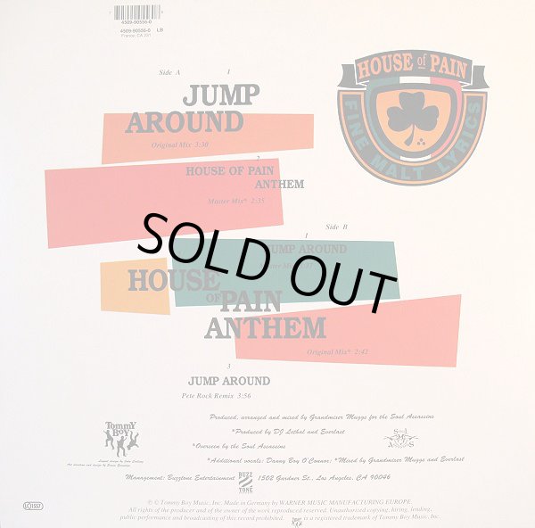 画像2: HOUSE OF PAIN / JUMP AROUND  (GEMA) (2)