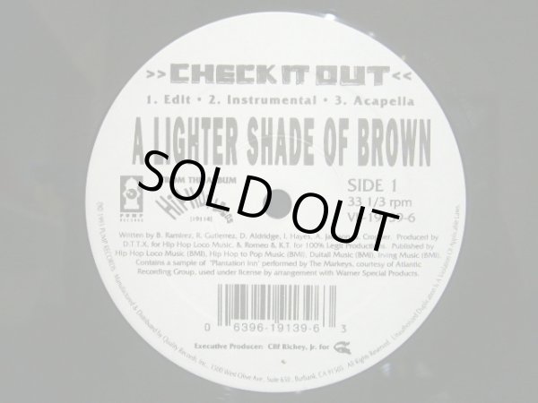 画像1: A LIGHTER SHADE OF BROWN / CHECK IT OUT / LATIN ACTIVE (1)