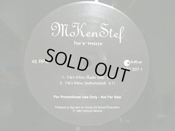 画像2: MOKENSTEF / HE'S MINE  (UK WHITE) (2)