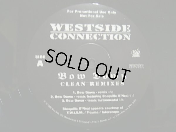 画像1: WESTSIDE CONNECTION ‎/ BOW DOWN (CLEAN REMIXES)  (US-PROMO) (1)