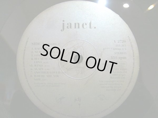 画像3: JANET JACKSON ‎/ JANET.  (UK-2LP) (3)