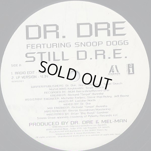 画像2: DR. DRE FEATURING SNOOP DOGG ‎/ STILL D.R.E. (US)  (¥1000) (2)