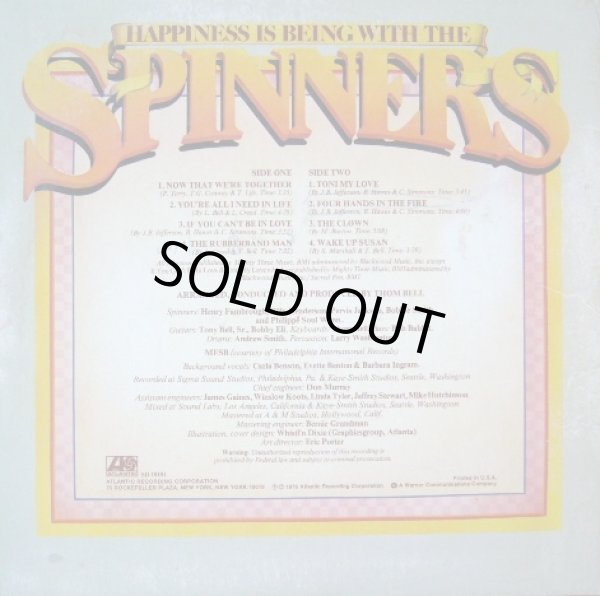 画像2: SPINNERS ‎/ HAPPINESS IS BEING WITH THE SPINNERS  (US-LP) (2)