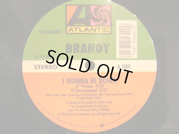 画像2: BRANDY / I WANNA BE DOWN (2)