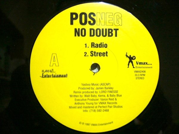 画像1: POS NEG / NO DOUBT (REMIX) (1)