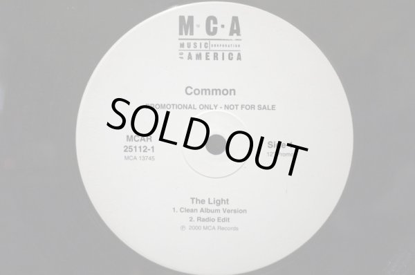 画像1: COMMON / THE LIGHT  (US-PROMO) (1)