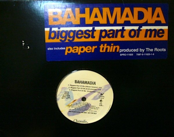 画像1: BAHAMADIA / BIGGEST PART OF ME  (US-PROMO) (1)