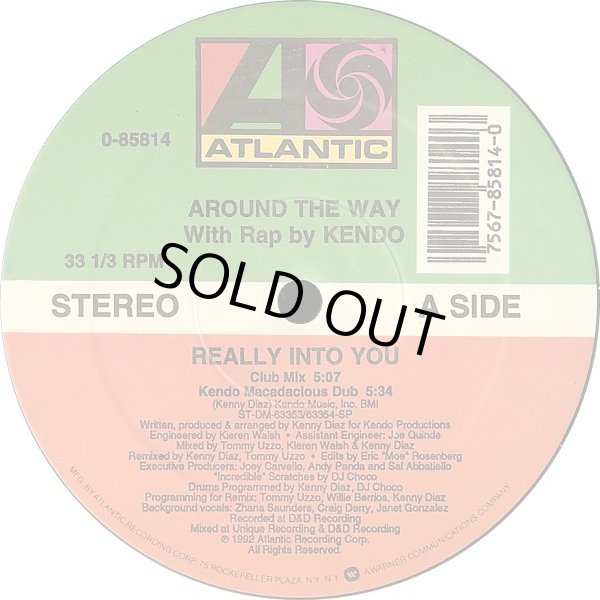 画像1: AROUND THE WAY WITH RAP BY KENDO /  REALLY INTO YOU (1)