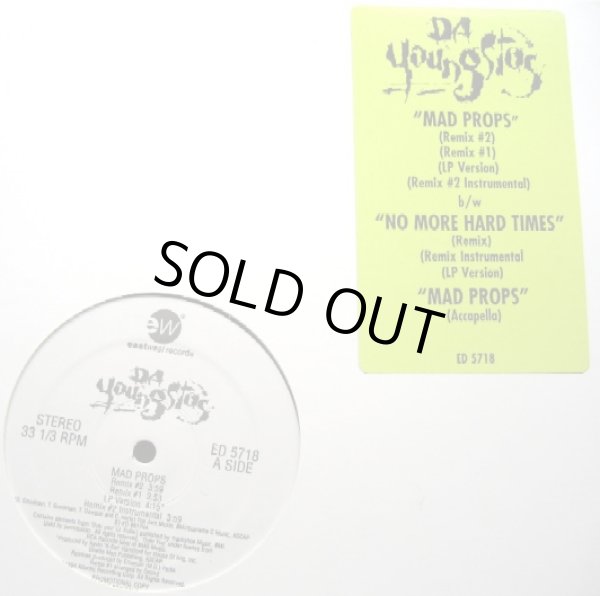 画像1: DA YOUNGSTA'S / MAD PROPS (US-PROMO) (1)