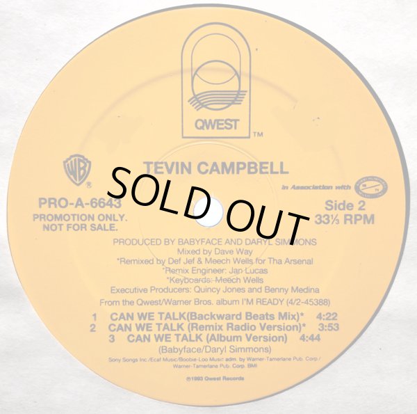 ☆オリジナル盤☆TEVIN CAMPBELL / T.E.V.I.N. レコード Tevin Campbell – T.E.V.I.N. – Vinyl (LP, Album), 1991