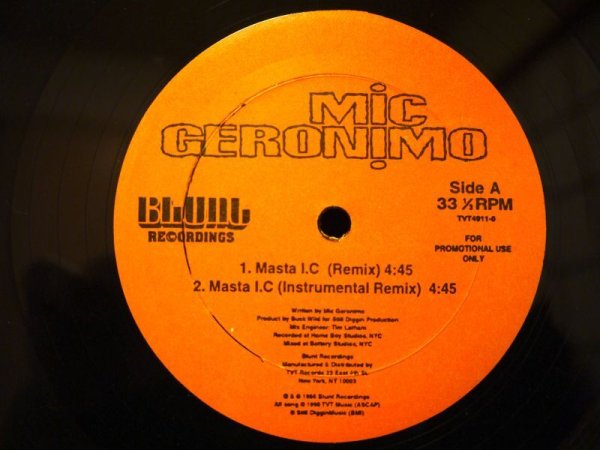 画像1: MIC GERONIMO / MASTA I.C (REMIX) / SHIT'S REAL (REMIX) (1)