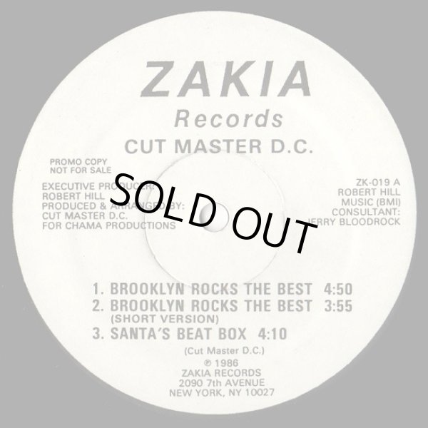 画像1: CUT MASTER D.C. / BROOKLYN ROCKS THE BEST  (PROMO) (¥1000) (1)