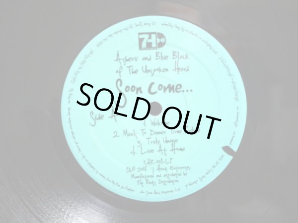 画像5: ASHERU AND BLUE BLACK OF THE UNSPOKEN HEARD / SOON COME...  (US-2LP) (5)