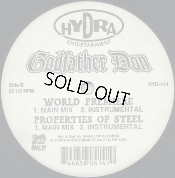 画像2: GODFATHER DON / STYLES BY THE GRAM / WORLD PREMIERE / PROPERTIES OF STEEL (2)