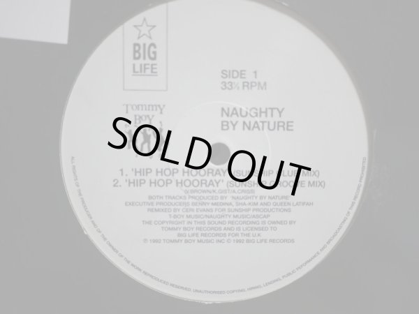画像2: NAUGHTY BY NATURE / HIP HOP HOORAY (SUNSHIP REMIXES) (WHITE-PROMO) (2)