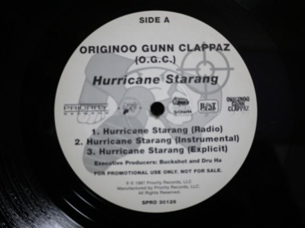 画像1: ORIGINOO GUNN CLAPPAZ / HURRICANE STARANG  (US-PROMO) (1)
