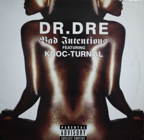 画像1: DR. DRE FEATURING KNOC-TURN'AL / BAD INTENTIONS (UK) (1)