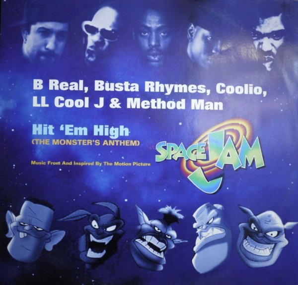 画像1: B REAL, BUSTA RHYMES, COOLIO, LL COOL J & METHOD MAN / HIT 'EM HIGH (THE MONSTARS' ANTHEM) (UK) (1)