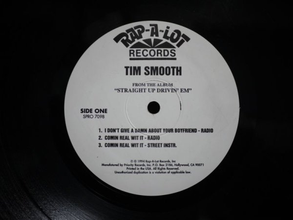 画像1: TIM SMOOTH / FROM THE ALBUM "STRAIGHT UP DRIVIN' EM" (EP) (1)