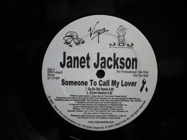 画像1: JANET JACKSON / SOMEONE TO CALL MY LOVER (US-PROMO) (1)
