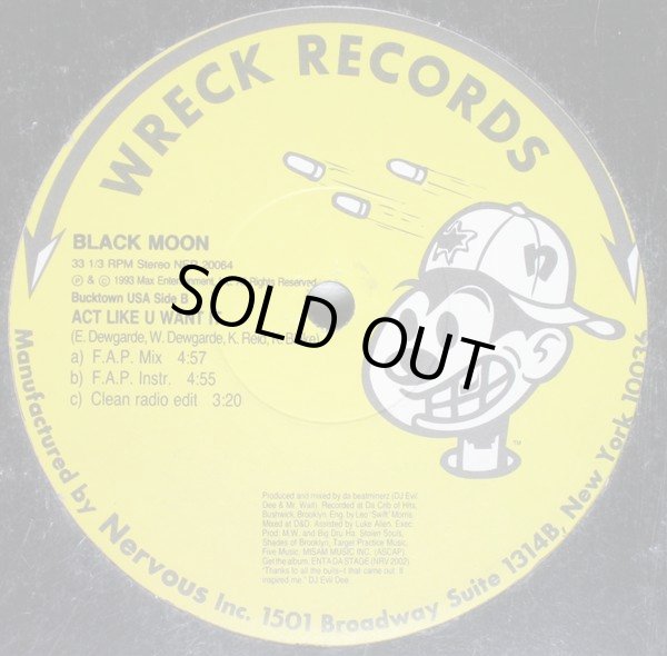 画像2: BLACK MOON / HOW MANY EMCEE'S (MUST GET DISSED) (2)