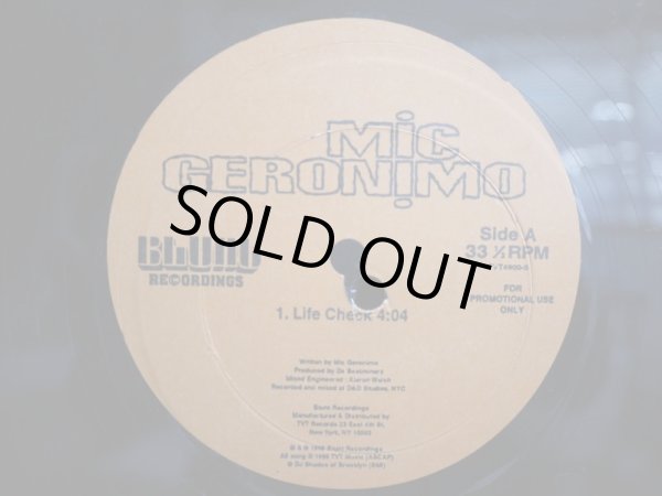 画像1: MIC GERONIMO / LIFE CHECK (US-PROMO) (¥500) (1)