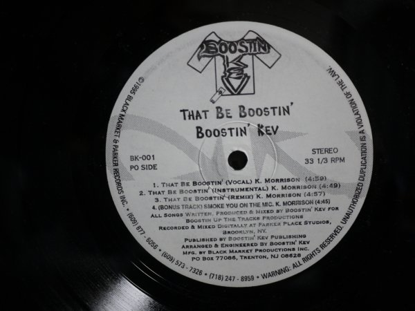 画像1: BOOSTIN' KEV / THAT BE BOOSTIN' (1)