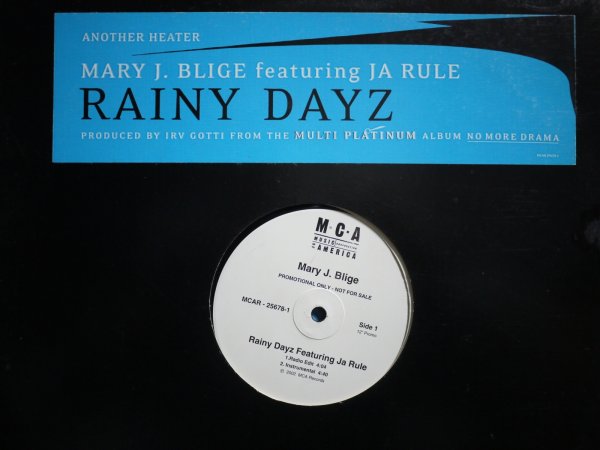 画像1: MARY J. BLIGE FEATURING JA RULE / RAINY DAYZ (US-PROMO) (1)
